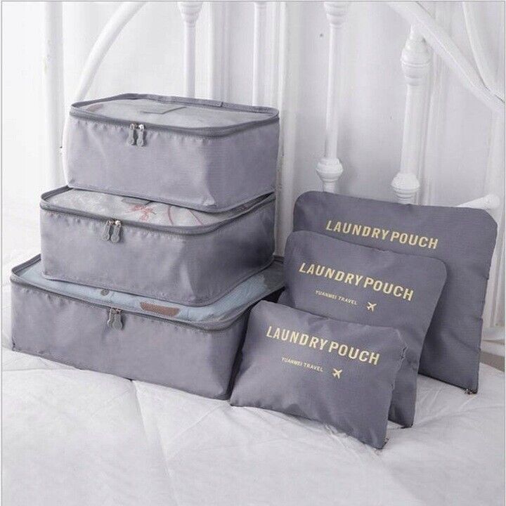 Storage Packing Luggage Bag Waterproof 6 pc