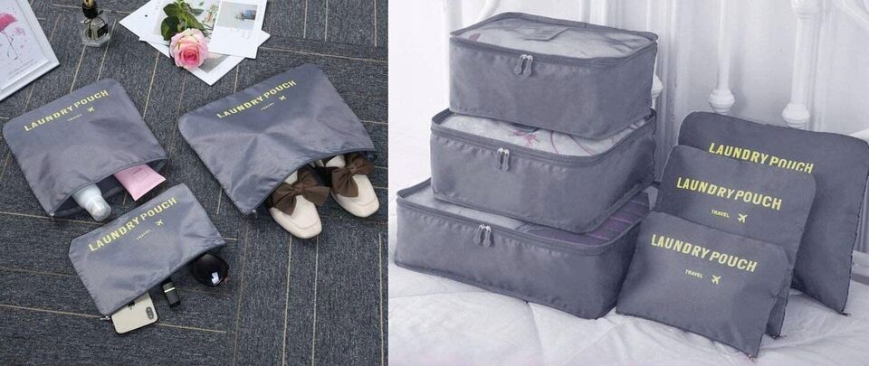 Storage Packing Luggage Bag Waterproof 6 pc