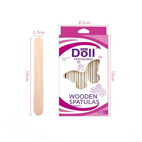 Doll Wooden Waxing Spatulas