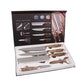 6pcs non-stick coating Knife set