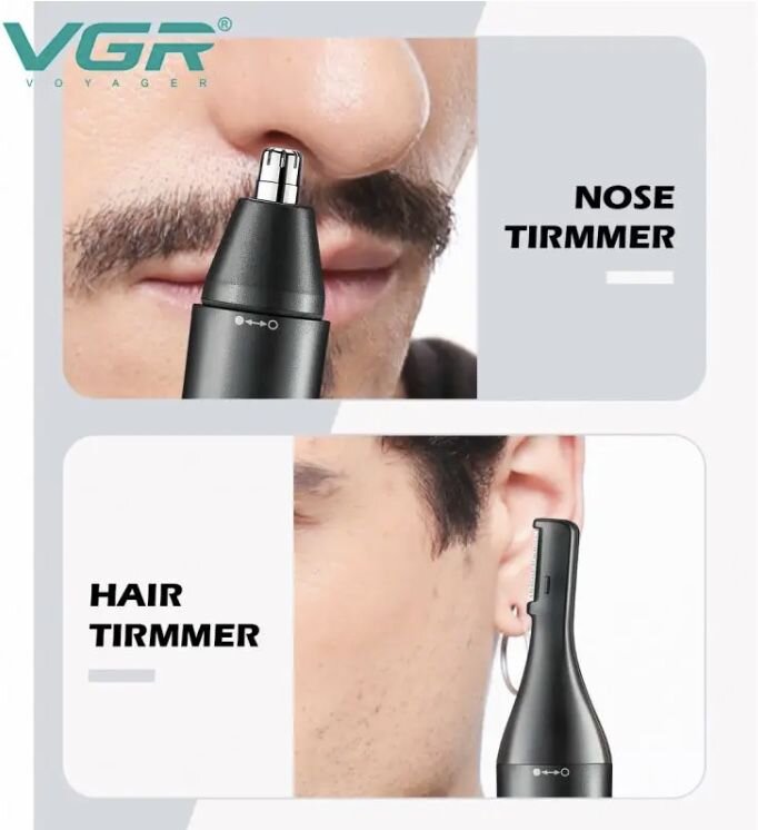 VGR Professional Nose & Hair Trimmer