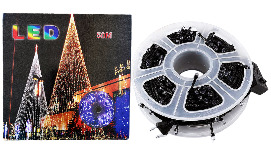 50M Upgraded 240 LED Christmas Lights-String Fairy Light Cool / Warm White Or Multi-colour Decor