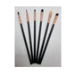 6 Piece Make Up Brush Set - Black