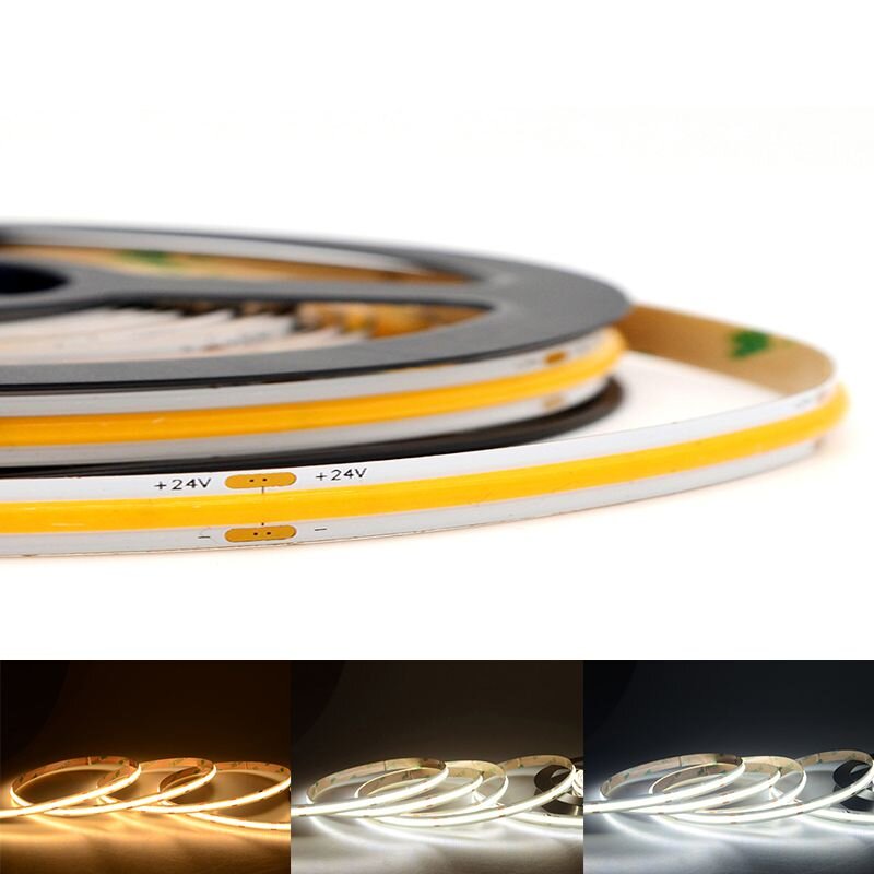 12V High Brightness COB LED Strip Light-5M