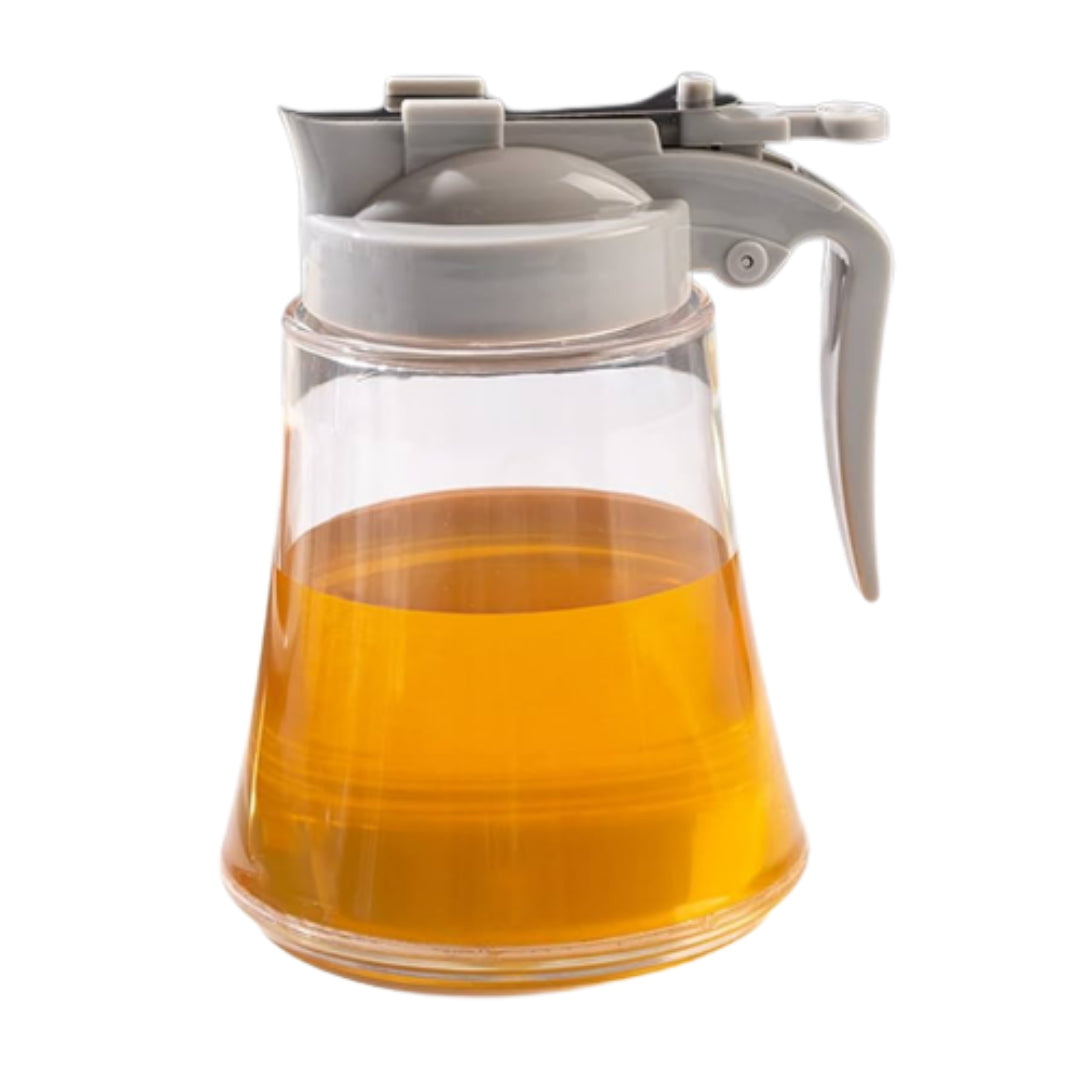 Press-On Honey Dispenser, Syrup and Sugar Jar