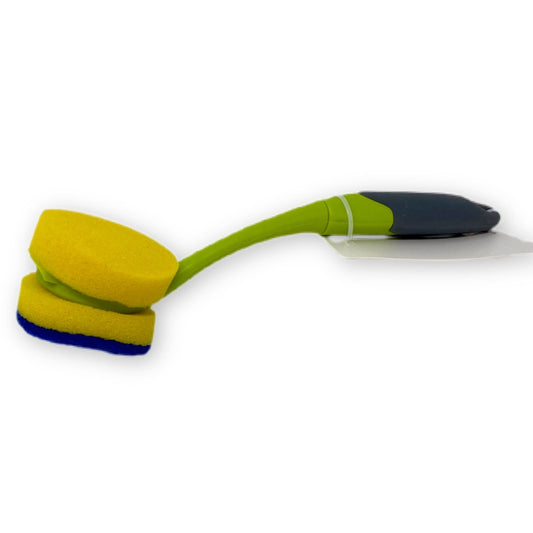 Dishwashing Sponge with Plastic Handle