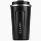 Stainless Steel Insulated Travel Flask Thermal Tumbler Coffee Cup - Black 510ml