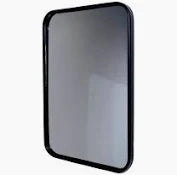 Bathroom Mirror, 60x40cm Brushed Brass Wall Mirror, Rounded Rectangle Mirror for Vanity,