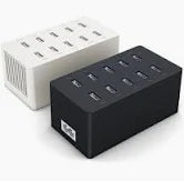 10 Port USB Charger 50W Desktop Charging Station For Mobile