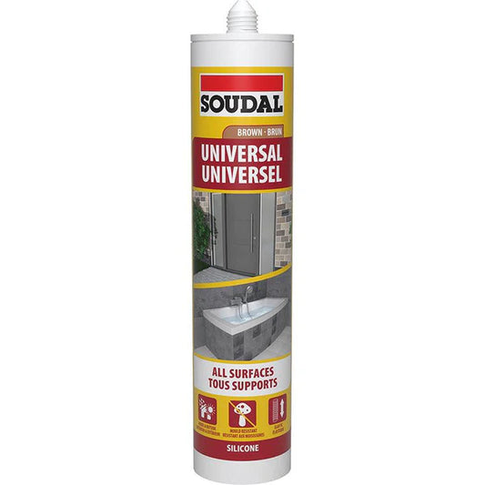 Soudal Silicone GP Universal Sealant 270 ml-Black