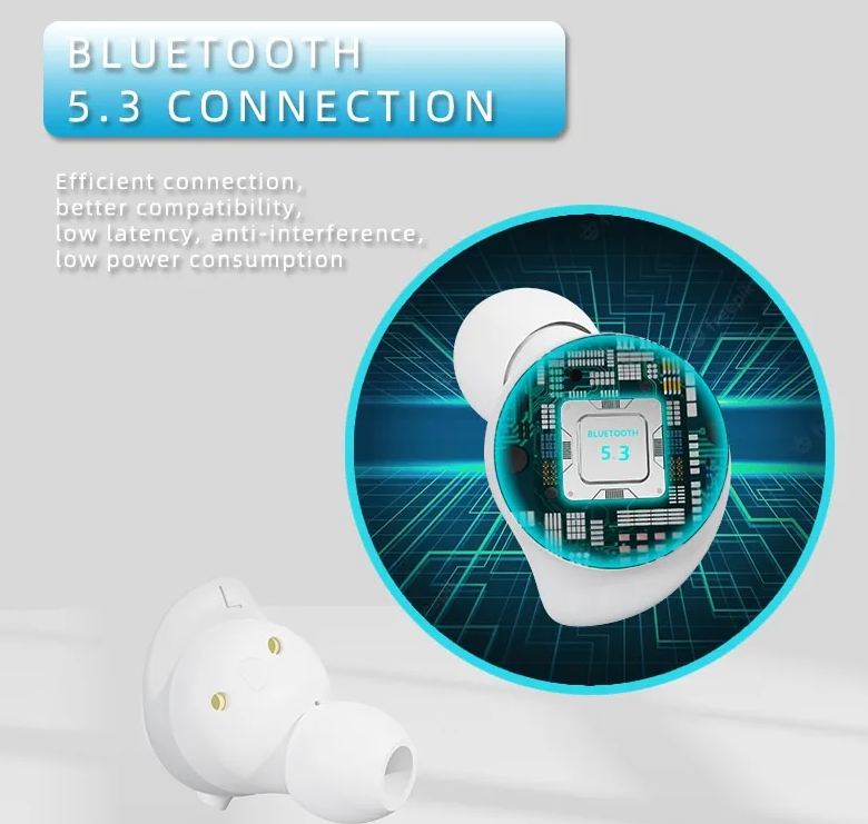 K28 TWS Bluetooth Transparent Dual Mode Gaming Earphone