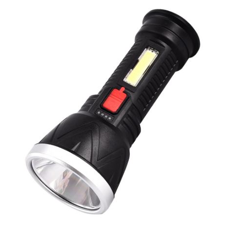 Rechargeable LED Flash Light + COB Side Light