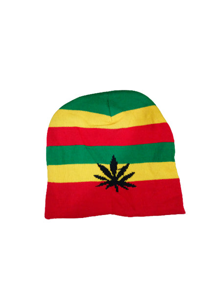 Rasta Beanie Knit Hat