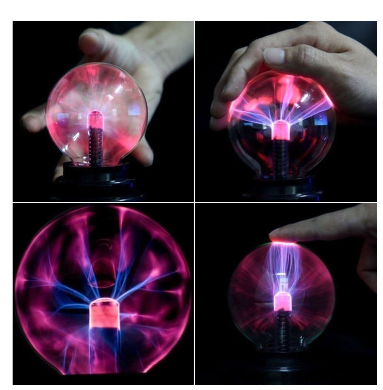 Touch Sensitive Magic Plasma Ball 4″ 220V