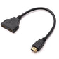 Male To Female HDMI Splitter 2 Port