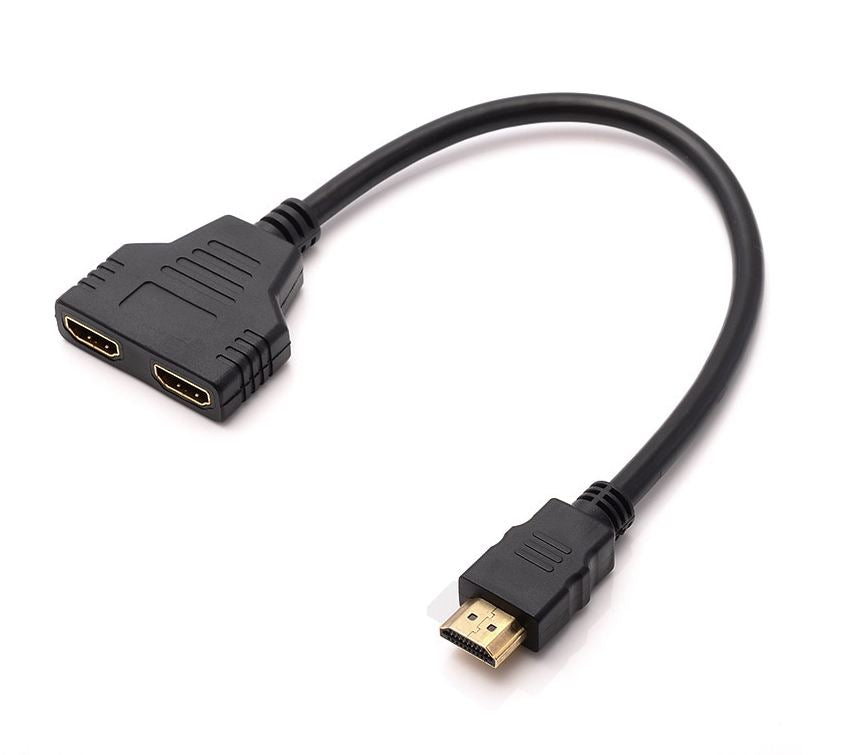 Male To Female HDMI Splitter 2 Port