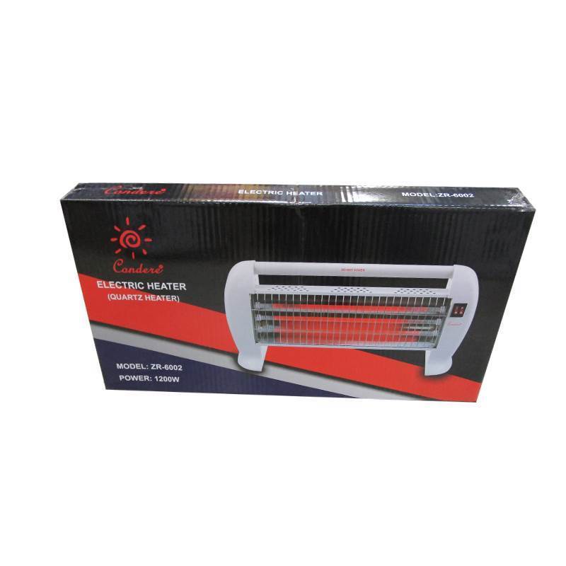 White Condere 1200W Electric Heater ZR-6002