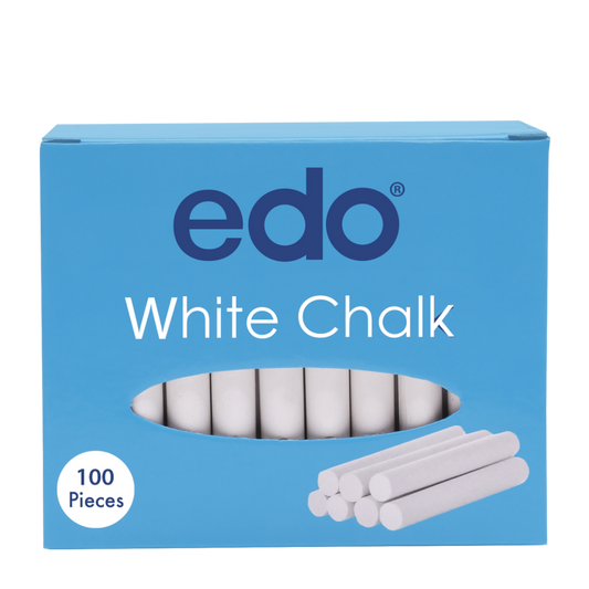 100pcs White Chalk in a Box