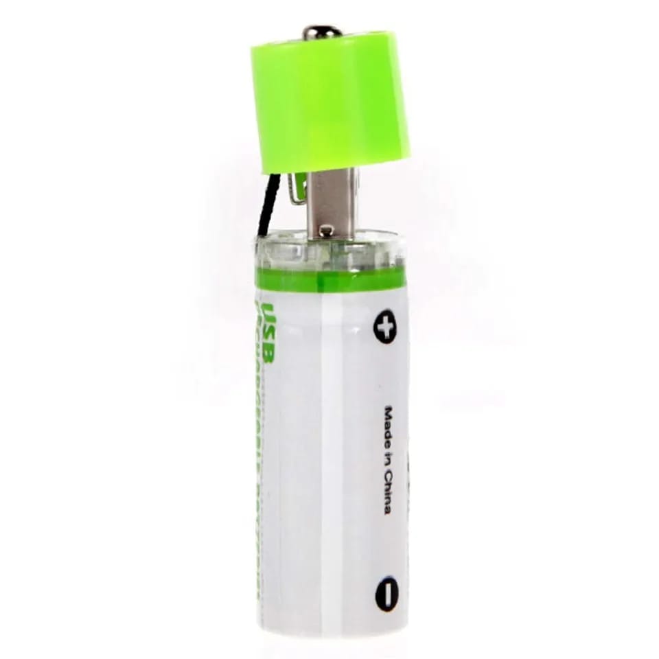 USB Rechargeable AA Batteries 1450Mah x2