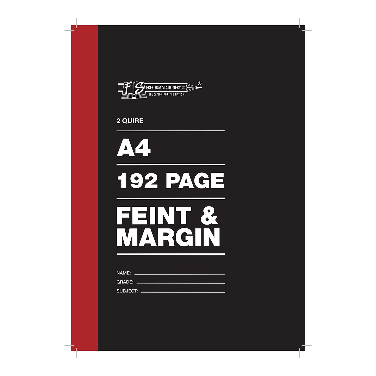 2 Quire & 192 Pages A4 Counter Books