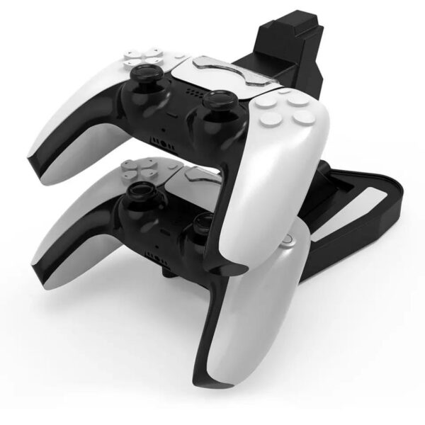 Game Controller Handle for PS5 Dual Wireless Charging Desktop Stand