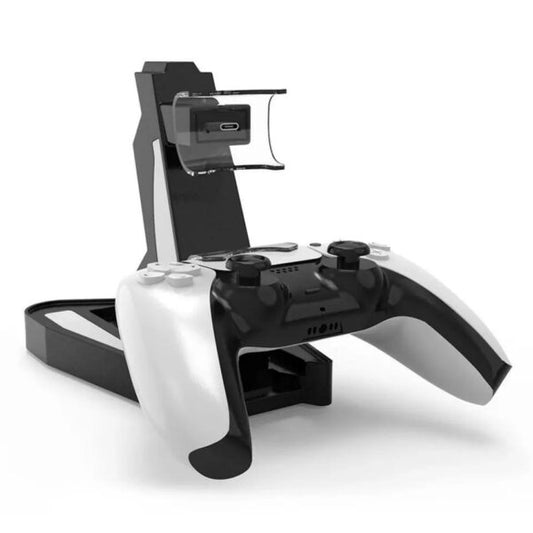 Game Controller Handle for PS5 Dual Wireless Charging Desktop Stand