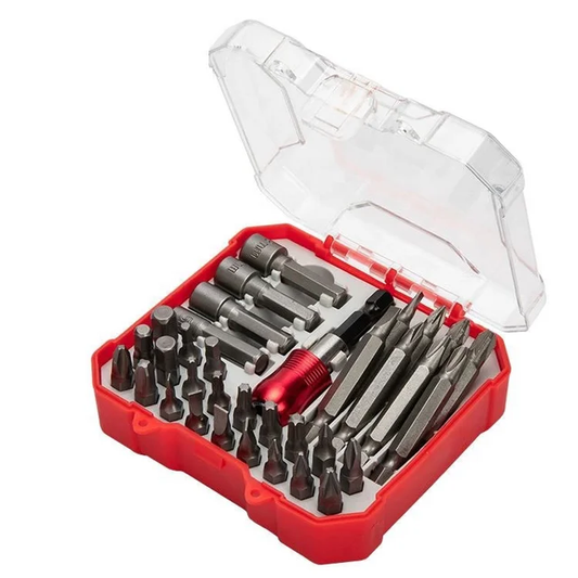 34pc Screwdriver Bits & Sockets Set