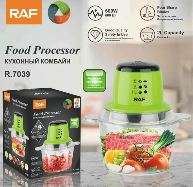 RAF Electric Kitchen Food Processor