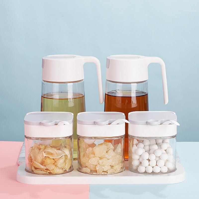 Condiment Combo  - Dry Spices and Liquid dispenser Combination Set