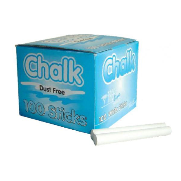 100pcs White Chalk in a Box