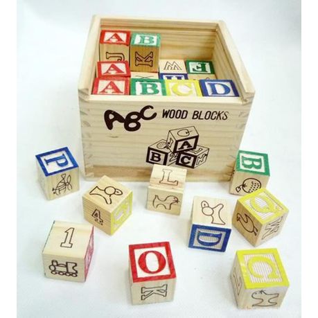 Alphabet building blocks 48pcs