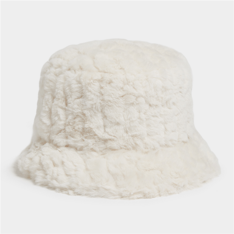 Fluffy Winter Bucket Hat