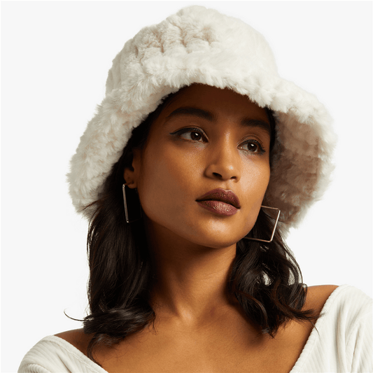 Fluffy Winter Bucket Hat