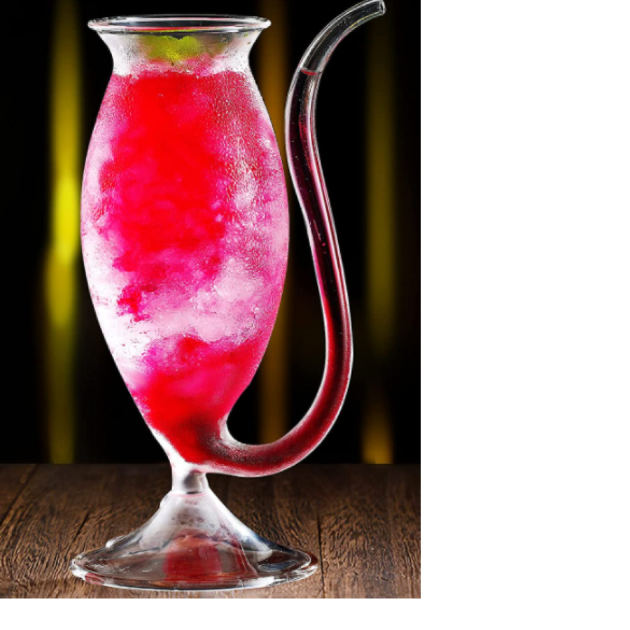 500ml Cocktail Vampire Glass With Drinking Straw