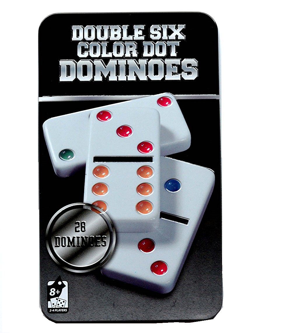 Double Six Color Dot Dominoes – Boardgame – Megamall Online Store