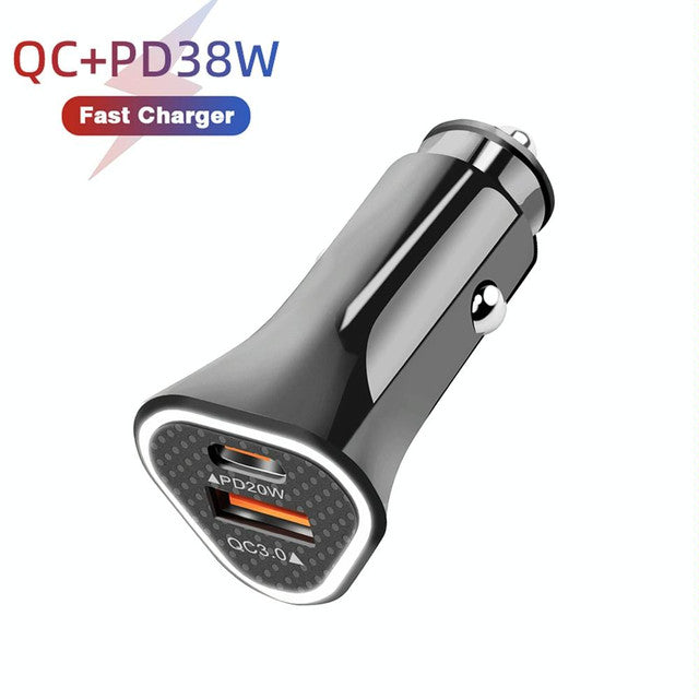 QC3. 0 USB Triangle Car Charger