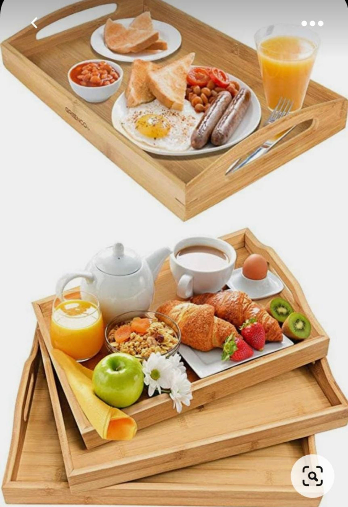 Serving Tray with Handles set