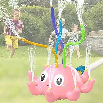 Outdoor Water Spray Sprinkler for Kids and Toddlers Sprays Up to 8ft High - Atta