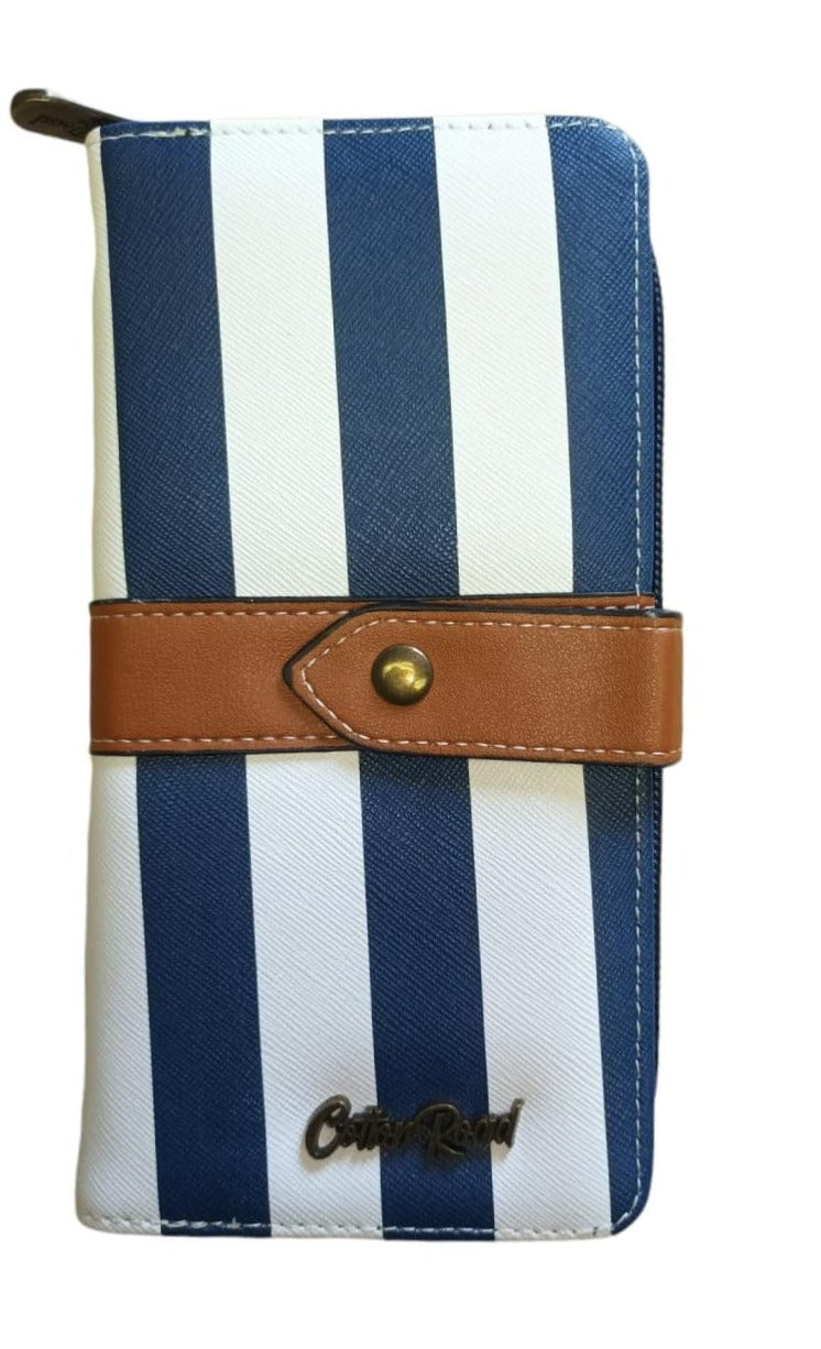 Cotton Road Striped Purse