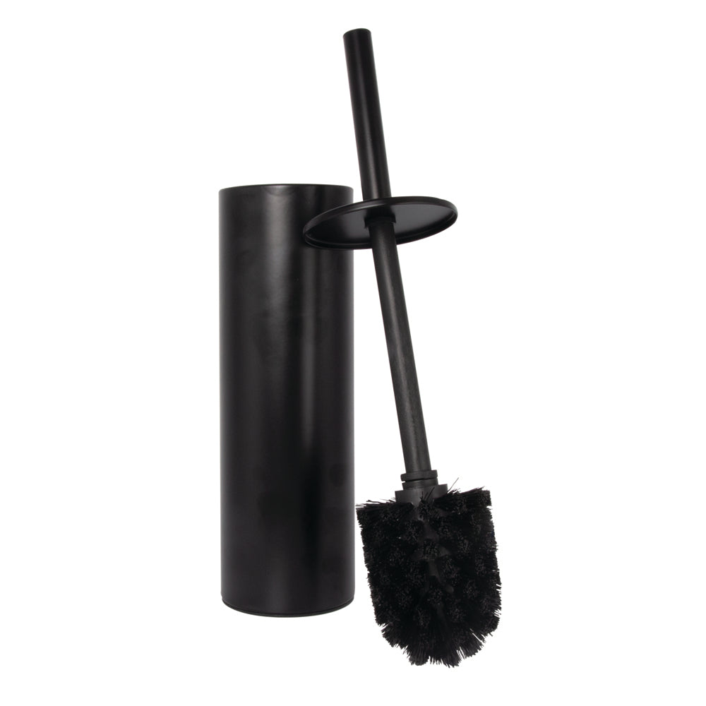 Matt Black Toilet Brush & Holder