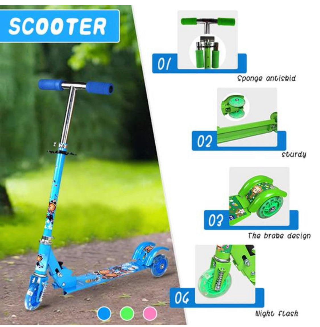 LED Kick Scooter