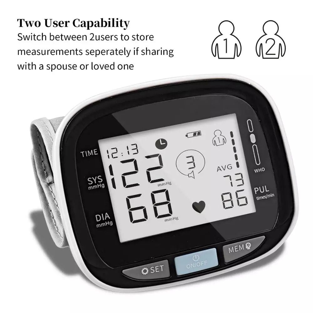 Wrist Digital Blood Pressure Monitor