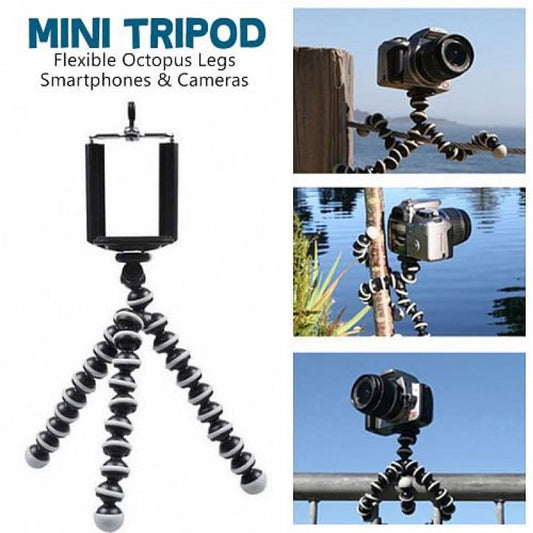 Gorilla Octopus Fully Flexible Foldable Camera and Tripod Stand