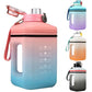2 Litre Leak Proof Water Bottle With Straw - Multicolor