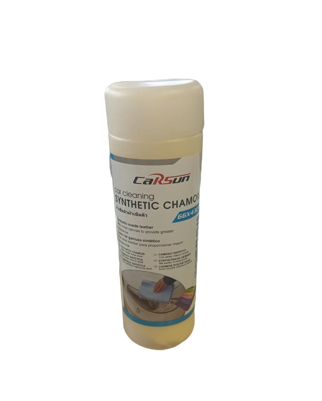 CarSun Chamois in Plastic Container