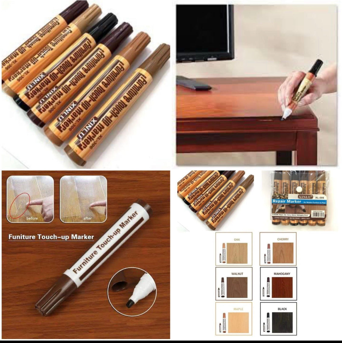 Furniture Marker Touchup 6pc