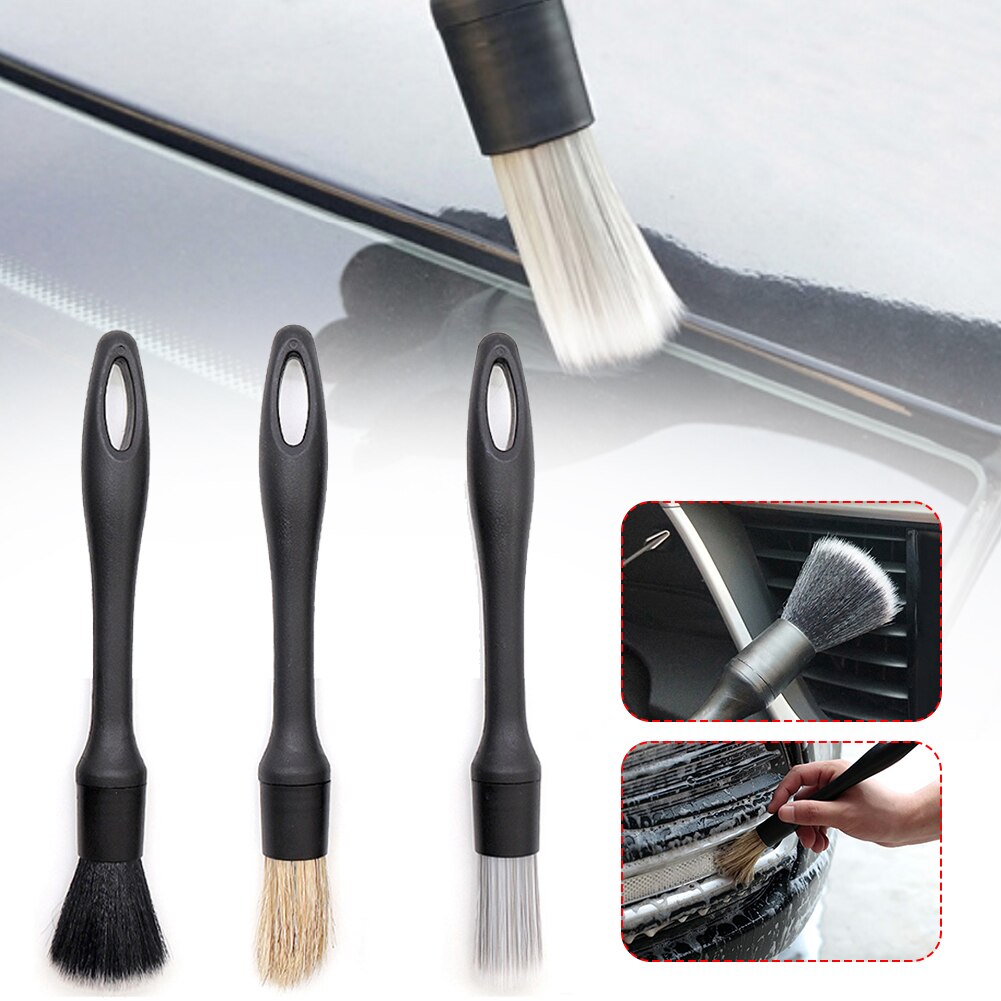 3pcs Car Detailing Brush Kit