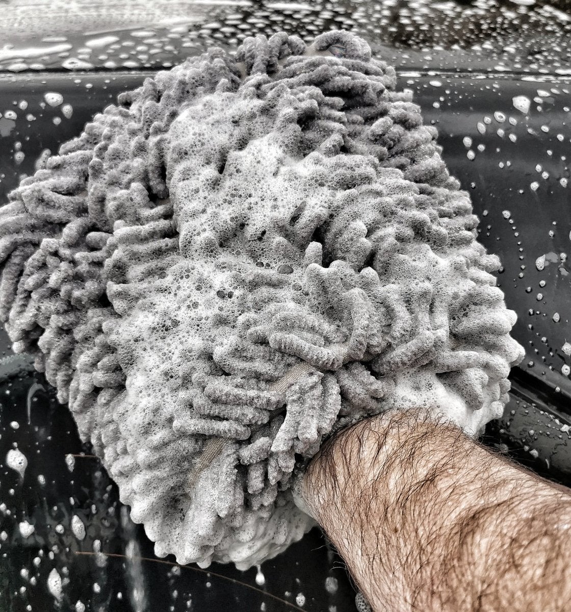 Microfiber Chenille Car Wash Mitt Glove