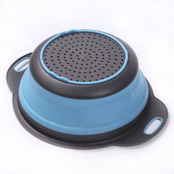 Homezaza Large Silicone Foldable Colander