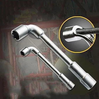 L-Type Double End Angled Hollow Hex Socket Wrench Spanner